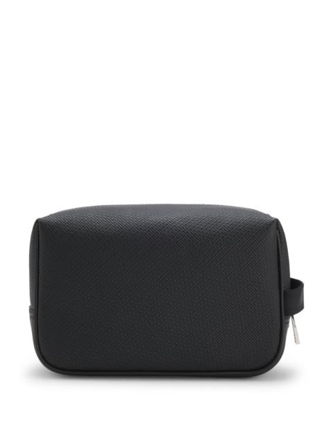 BOSS TOILETRY BAG IN SMOOTH NAPPA-LOOK FABRIC