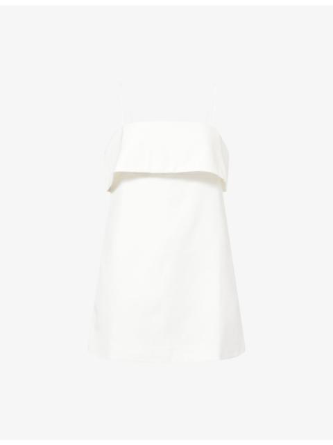 SHONA JOY Felix A-Line Woven Mini Dress