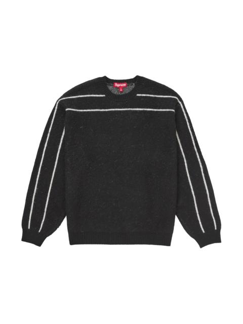 Supreme Back Stripe Sweater Black