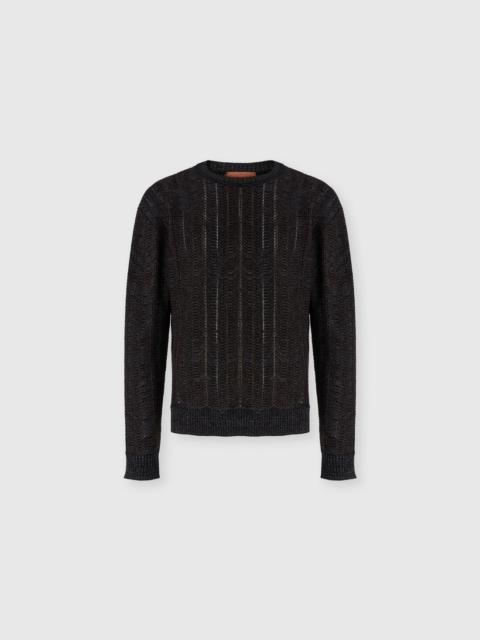 Missoni Wool and viscose-blend pullover with Greek key motif