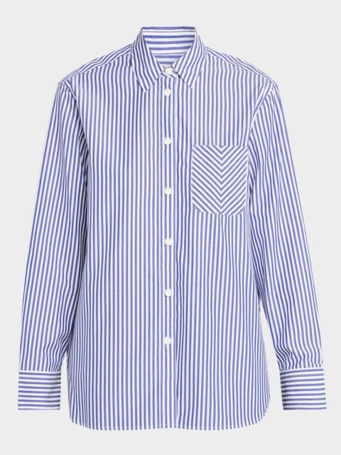 rag & bone Maxine Striped Button-Front Shirt