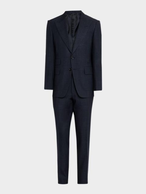 TOM FORD Men & apos;s Check Single-Breasted Suit
