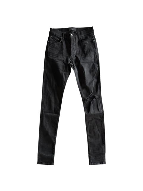 AMIRI Broken Distressed Jeans "Black" AMR009