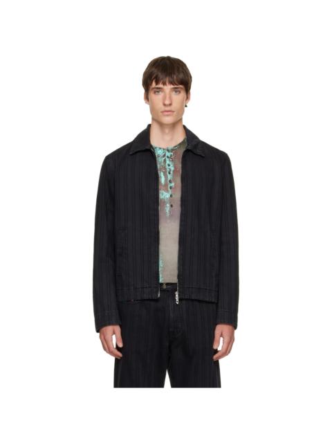 Diesel Black D-Rohe Denim Jacket