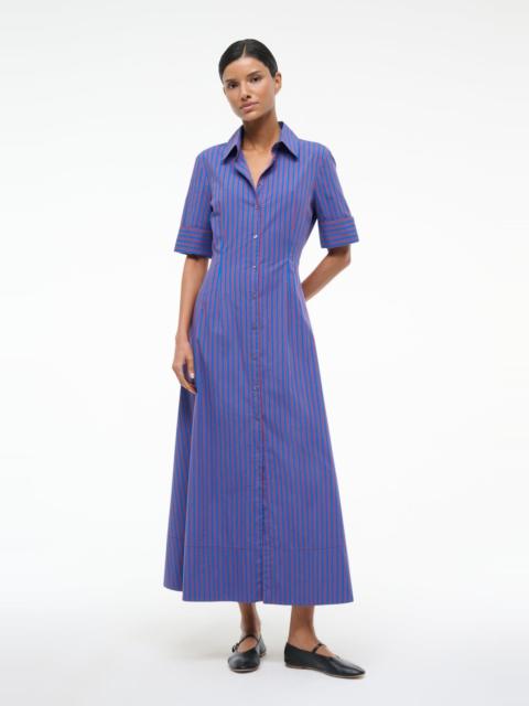 STAUD STAUD JOAN DRESS ATLAS STRIPE