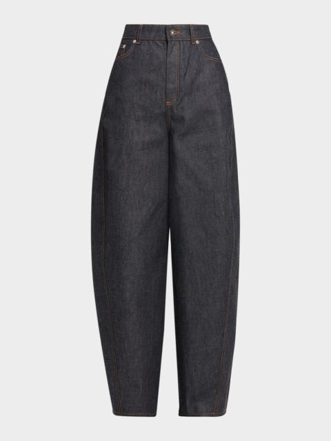 Givenchy Denim Barrel-Leg Cocoon Pants
