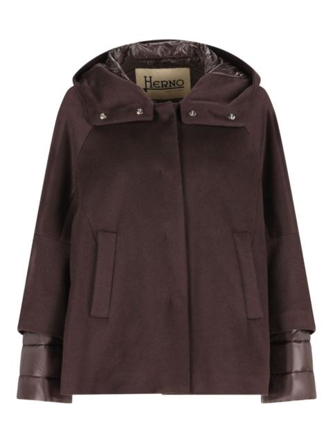 Herno cashmere hooded jacket