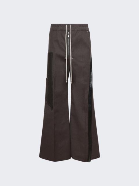 Rick Owens Wide Bela Pants Ash And Brown