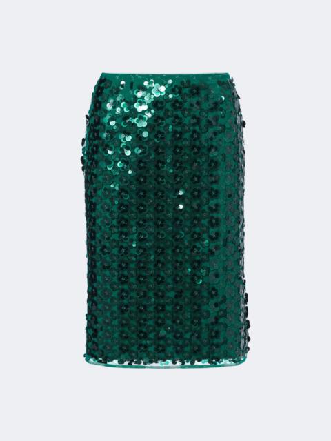 ROTATE Sequined midi skirt
