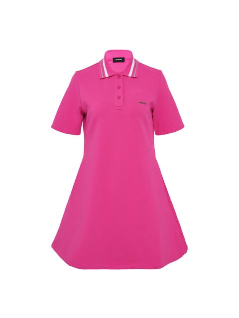 We11done Pink Womens Short Sleeved Polo