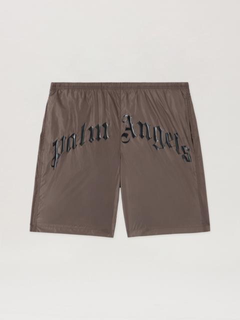 Palm Angels Curved Logo Swimshorts