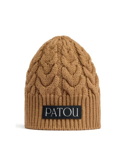 logo-patch beanie