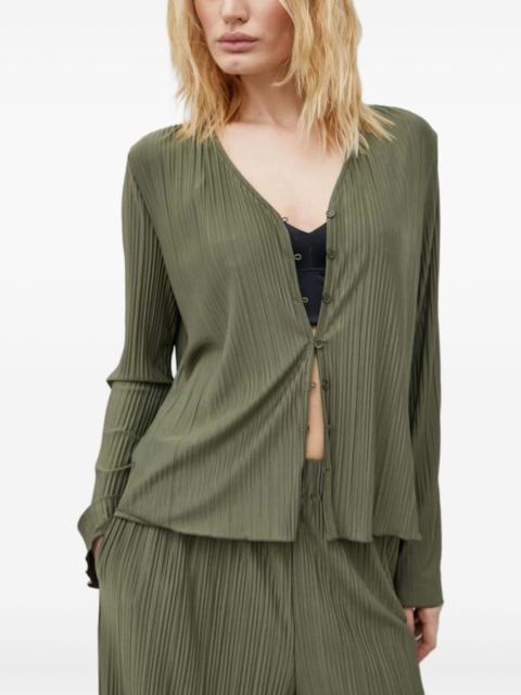 SAMSØE SAMSØE buttoned pleated top