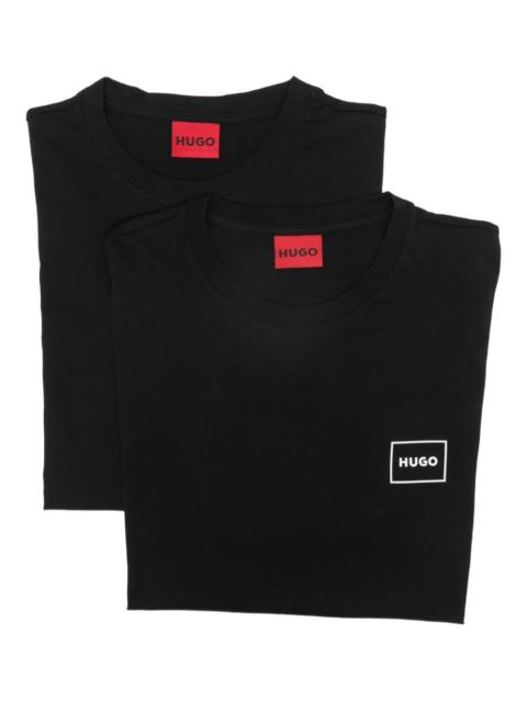 HUGO logo T-shirt (set of two)