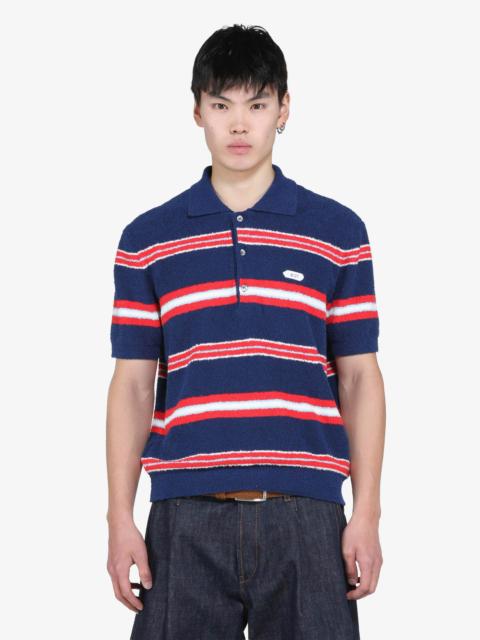 N°21 STRIPED POLO SHIRT WITH LOGO
