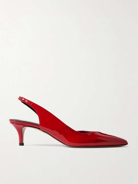 Padim patent-leather slingback pumps