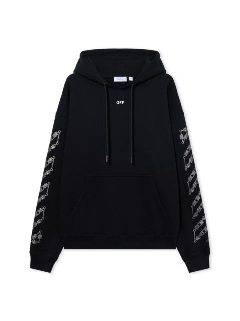 Chain Arrow Diagonal Skate Hoodie