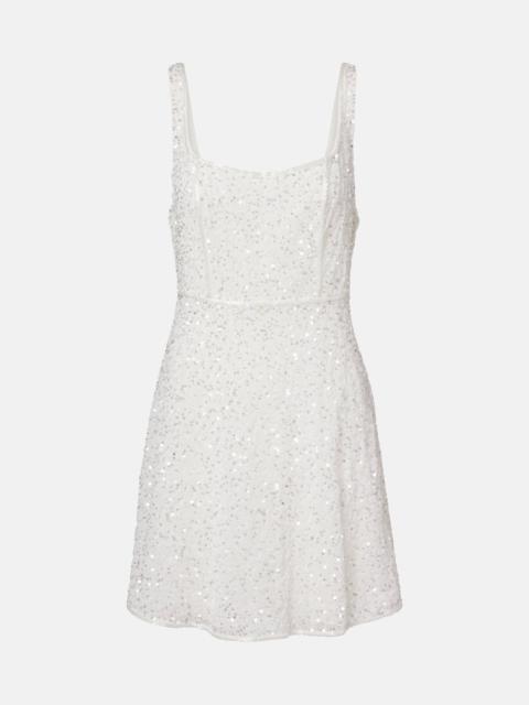 RIXO Ronan sequined minidress