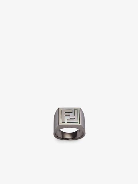 FENDI Ruthenium-colored ring