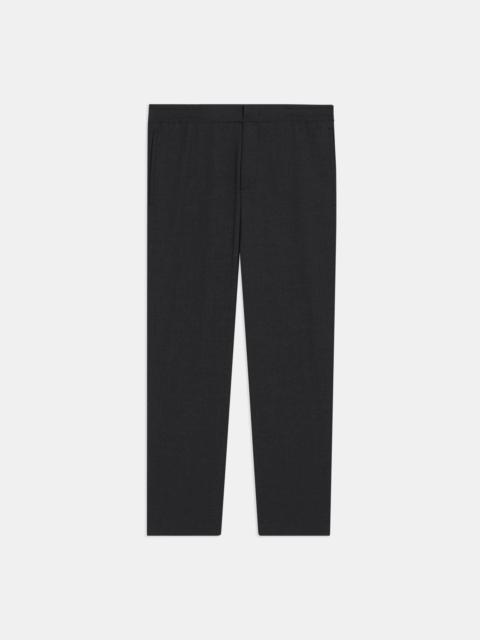 Theory Tapered Drawstring Pant in Bonded Wool Twill