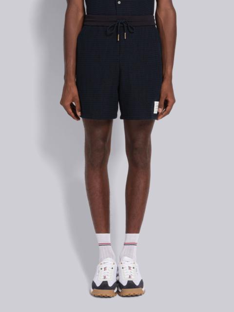 Thom Browne University Stripe Mid Thigh Summer Short