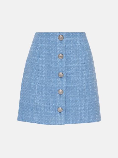 Rubra cotton-blend tweed skirt