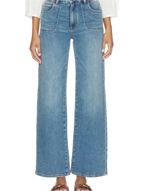 PAIGE Anessa With Rounded Stitch Though Pockets Jean