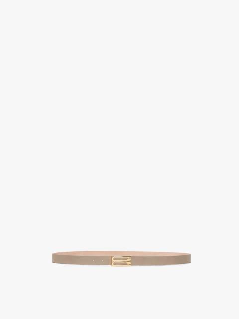 Victoria Beckham Exclusive Frame Belt In Beige Leather