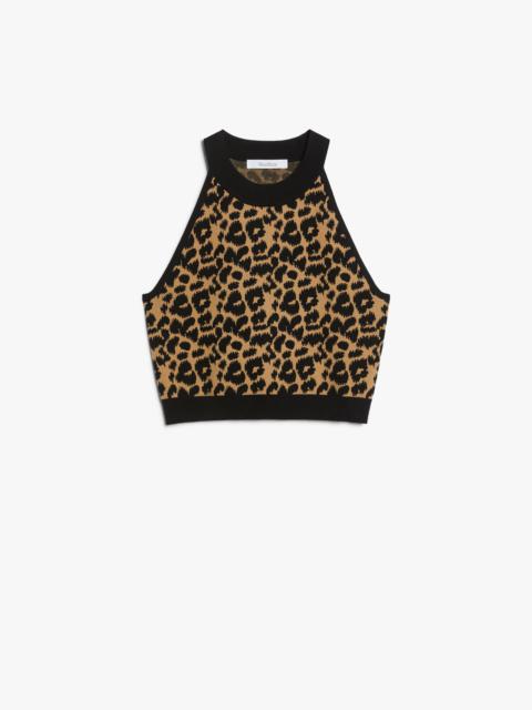 Max Mara TENNA Jacquard yarn top