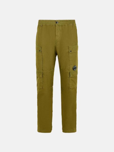 CARGO PANTS IN GREEN COTTON