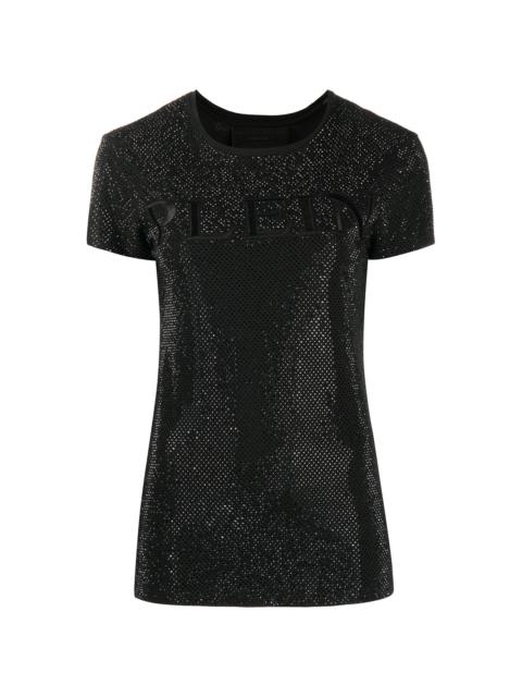 Crystal Plein embroidered T-Shirt