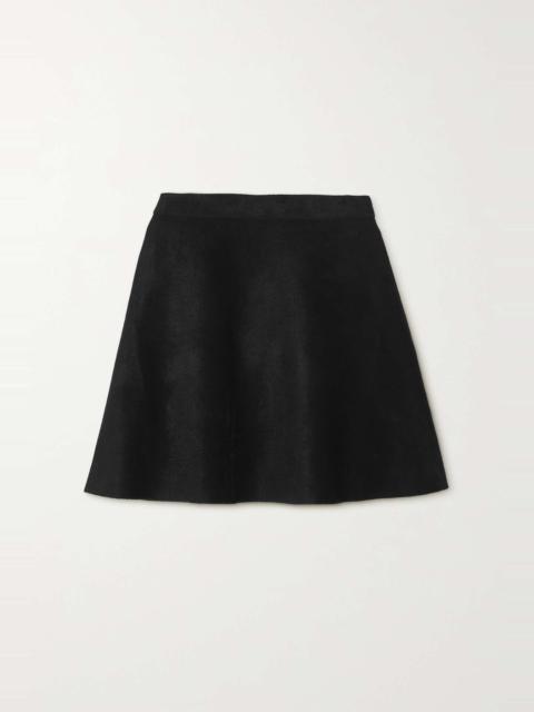Archetypes velvet mini skirt
