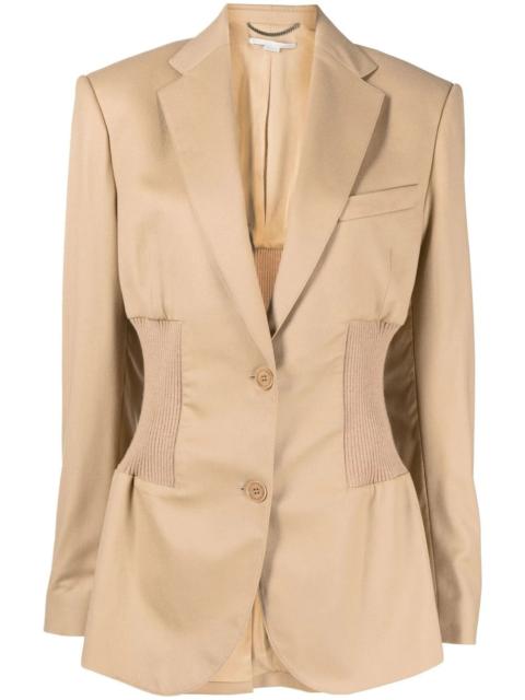 Stella McCartney banded single-breasted blazer