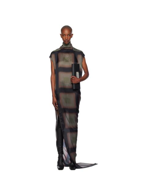 Rick Owens Brown Porterville Edfu T Maxi Dress
