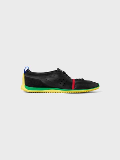 CELINE SOFT SNEAKER IN STRETCH LAMBSKIN, SUEDE CALFSKIN AND LAMBSKIN
