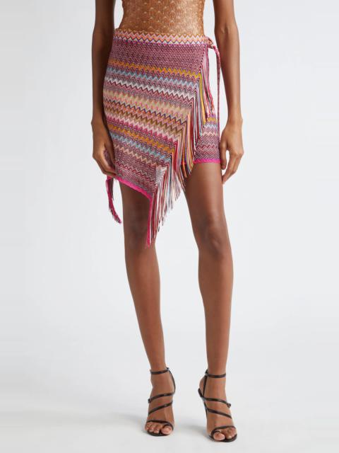 Missoni Chevron Knit Wrap Skirt