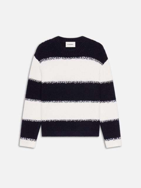 Striped Sweater in Dark Navy Stripe