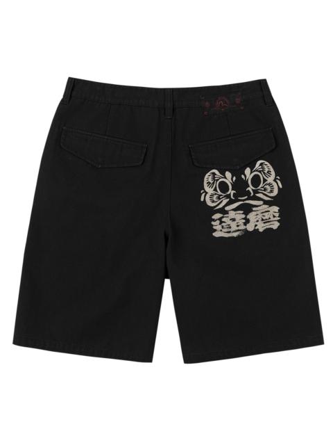 EVISU Daruma Print Woven Shorts