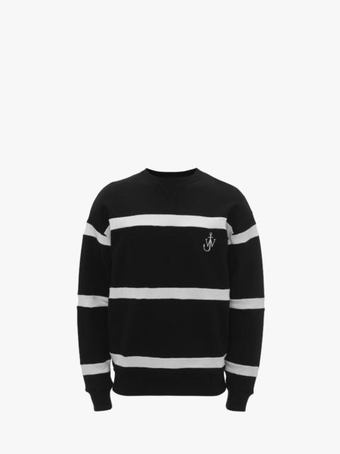 JW Anderson STRIPED SWEATSHIRT