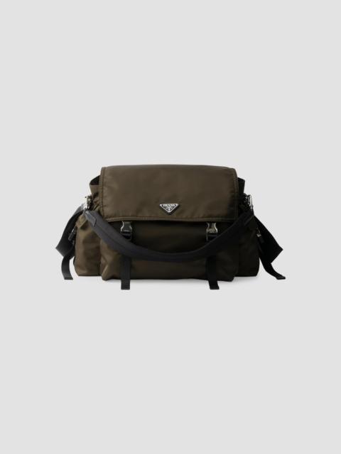 Prada Men's Explore Re-Nylon and Leather Bag - Green