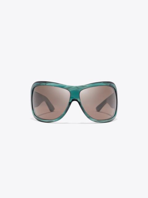 TORY BURCH Runway Wrap Sunglasses