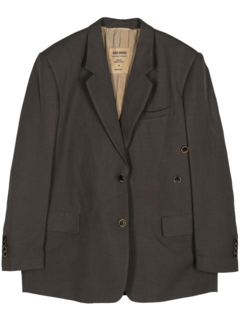 UMA WANG Kava single-breasted blazer