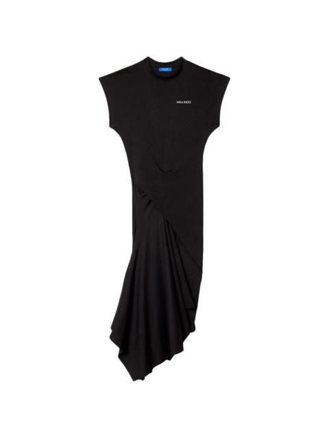 asymmetric twist dress