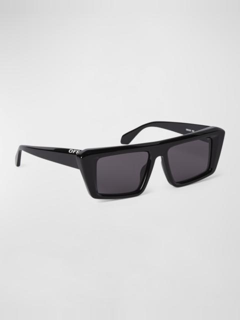 Off-White Men's Hartford Acetate Rectangle Sunglasses