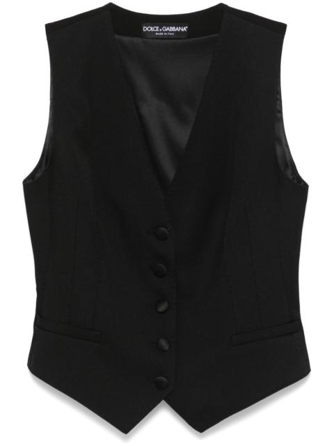 Dolce & Gabbana twill waistcoat