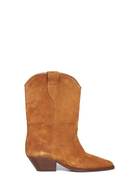 Isabel Marant Cognac suede Duerto western boots
