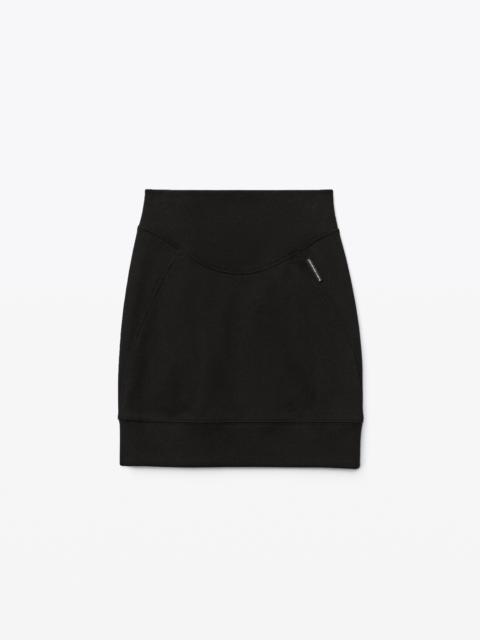 Alexander Wang SCULPTED SKIRT IN JAPANESE JERSEY