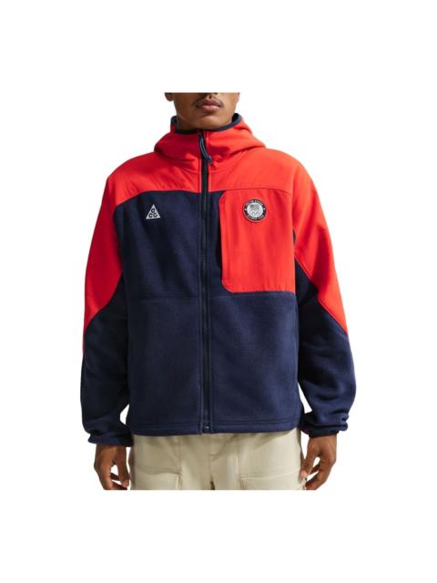 Nike Nike ACG x Team USA Full-Zip Jacket 'Obsidian Chile Red' HQ5324-451