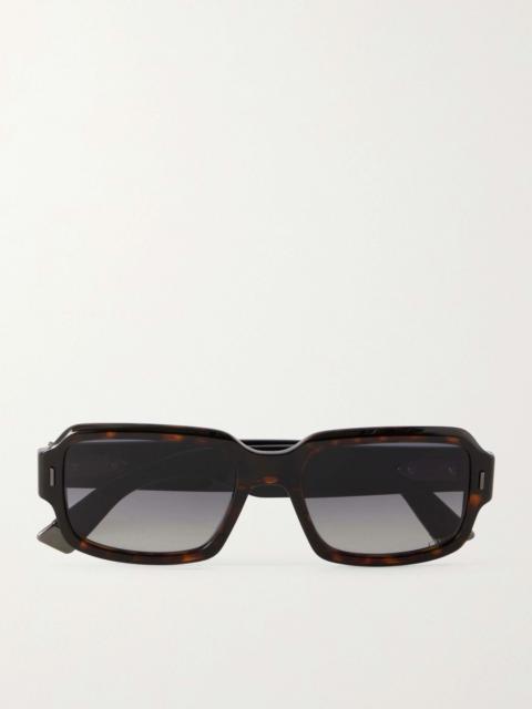 Dior DiorTailoring S2I Square-Frame Acetate Sunglasses Tortoiseshell
