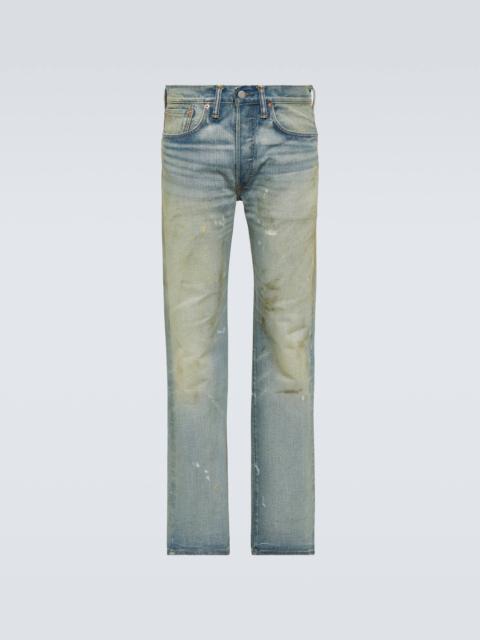 RRL by Ralph Lauren Mid-rise straight jeans